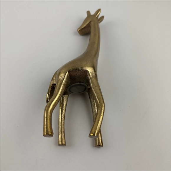 Nate Berkus Decorative Giraffe Figurine Statue Gold Finish 9.5” - Picture 2 of 6